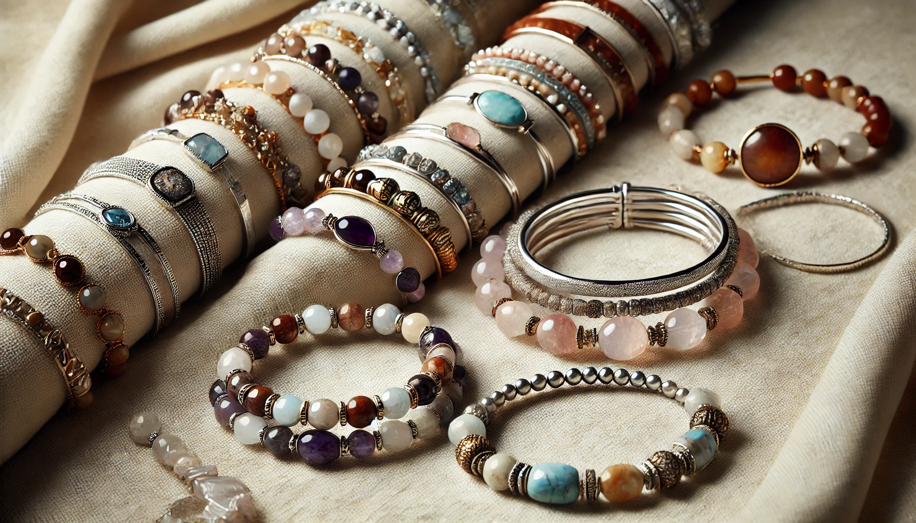 Bransoletki damskie i bransoletki z kamieni