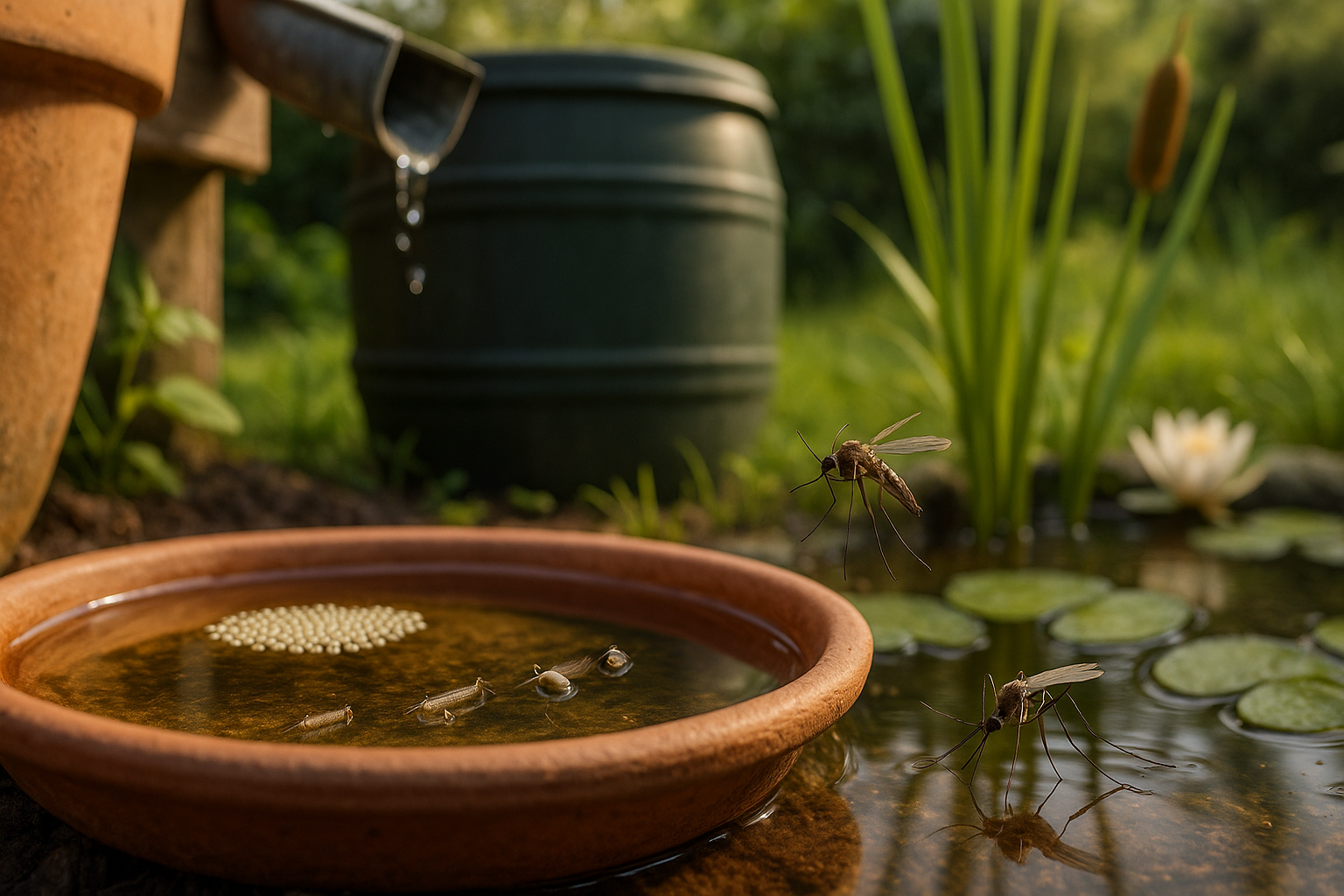 Cykl życia komara w domu i ogrodzie: od jaj do dorosłego osobnika
