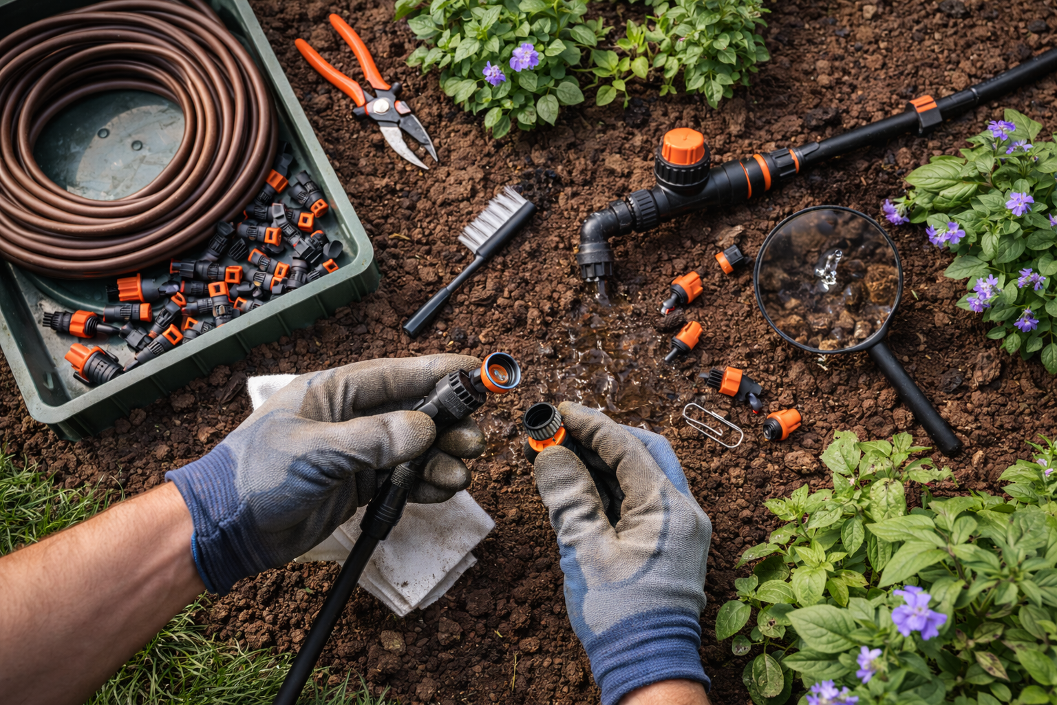 Konserwacja nawadniania kropelkowego: Kompletny poradnik, jak dbać o system i unikać awarii